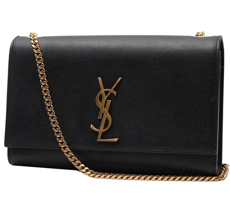 Saint Laurent Borsa Kate media nera 